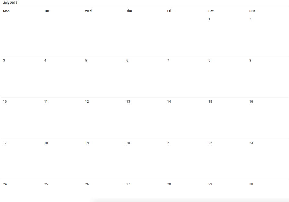 Getting started with Django - Building a simple calendar